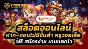 สล็อตออนไลน์ ฝาก-ถอนไม่มีขั้นต่ํา ทรูวอลเล็ต ฟรี